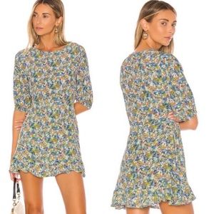 Faithfull The Brand Jeanette Mini Dress Size XS/2
Floral Print Puff Sleeve